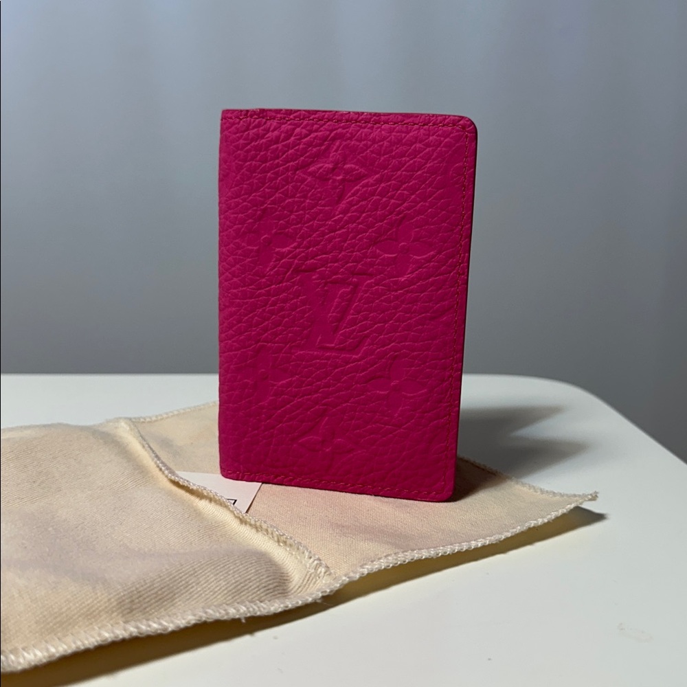 Louis Vuitton Fuchsia Pocket Organizer in Taurillon Leather